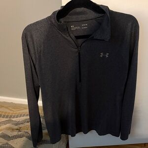 Under Armour Men's Dark Gray Quarter-Zip Pullover